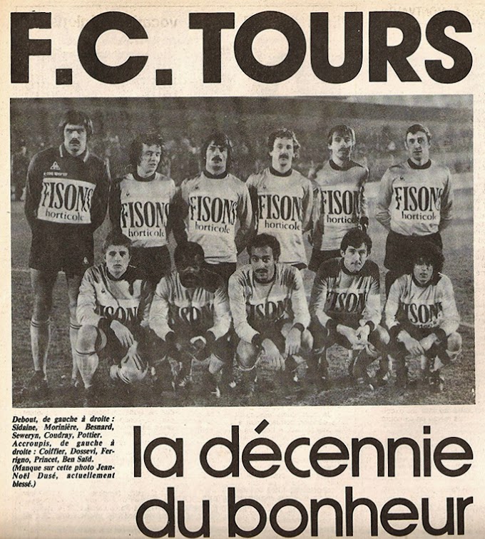 L'équipe du dimanche après-midi. F.C TOURS 1979-80.