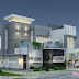 Modern contemporary Kerala house with Floor and site plan