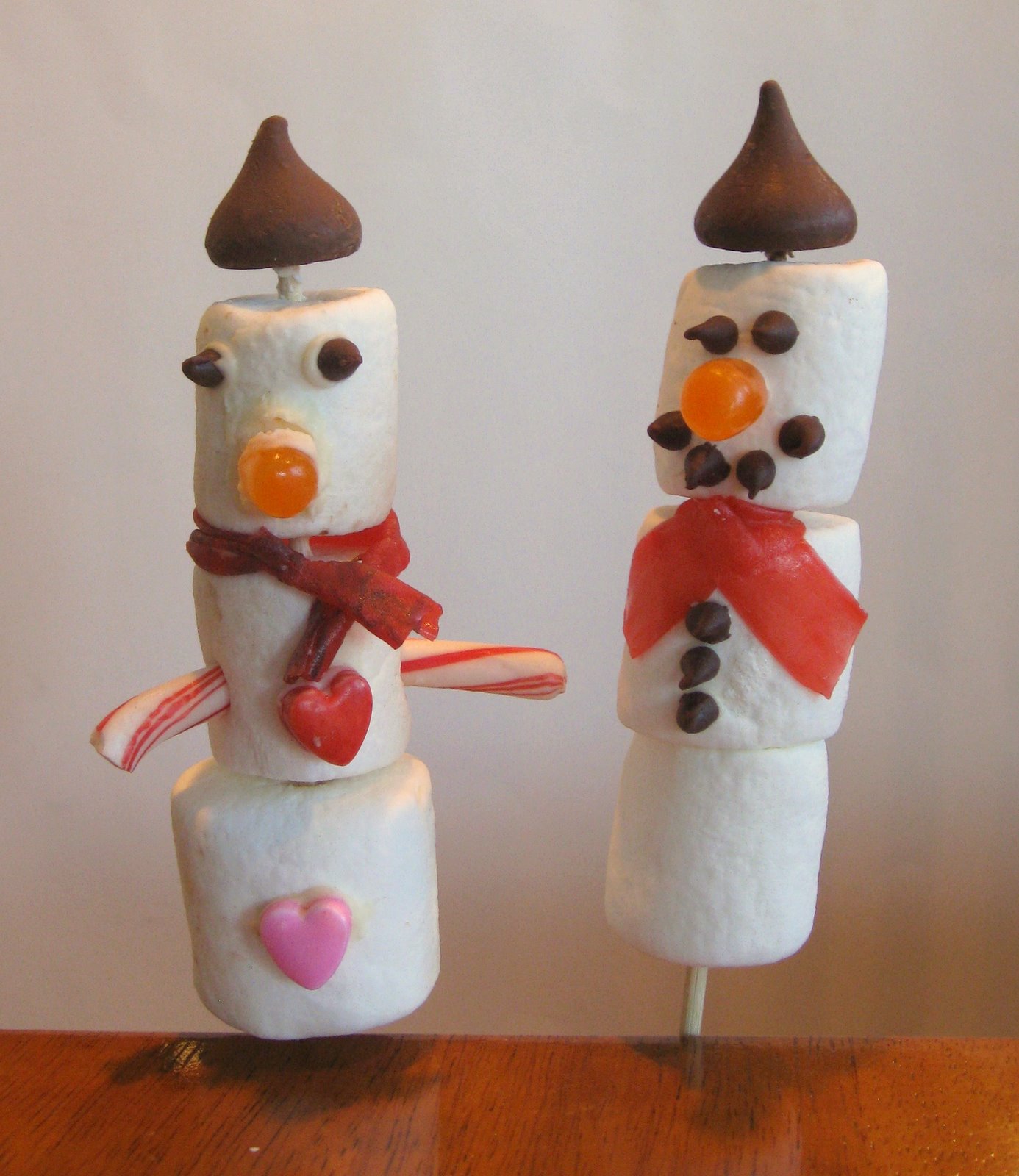Marshmallow snowman crafts for kids