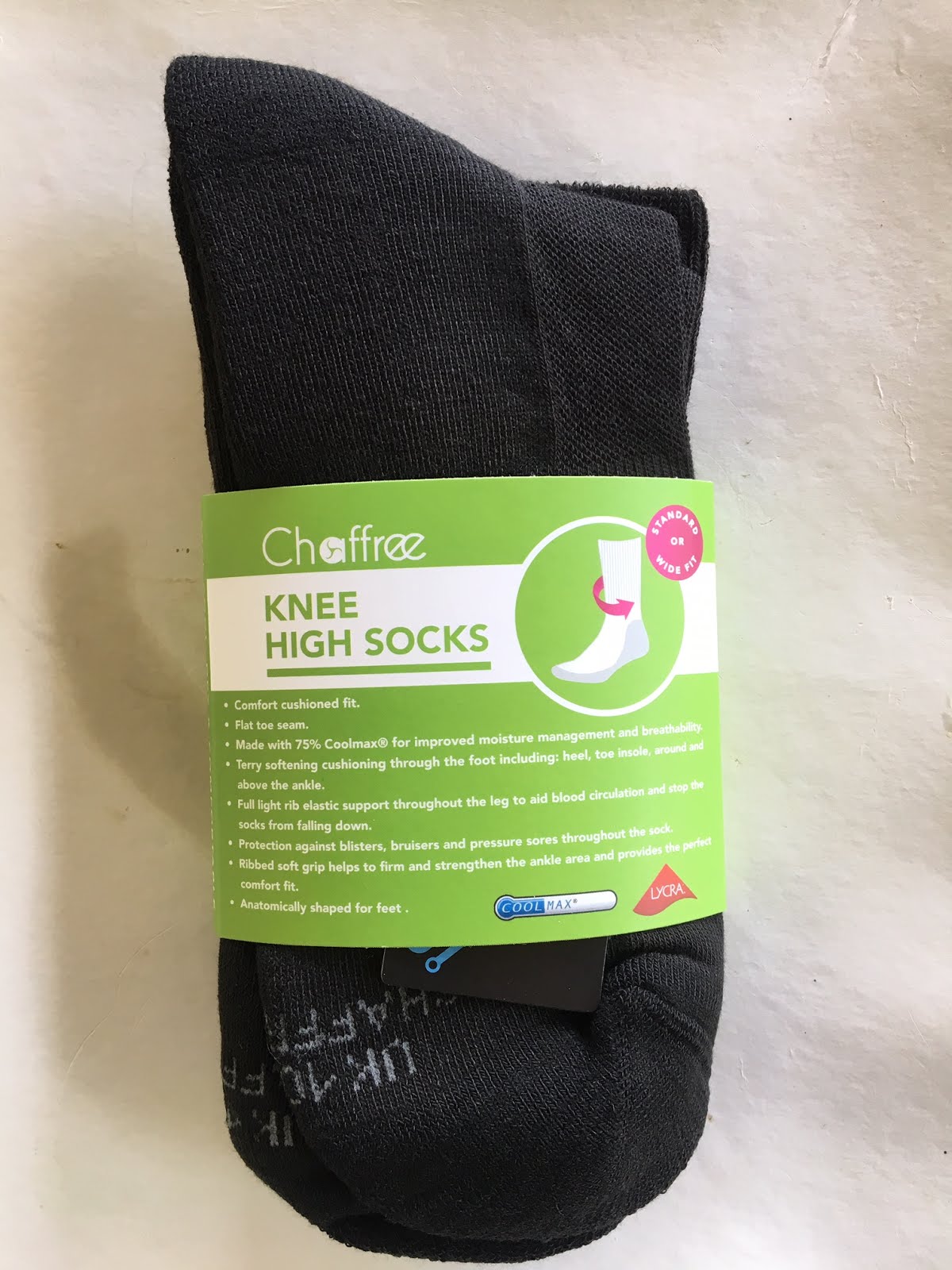Hosiery For Men: Reviewed: Chaffree Knee High Long Socks