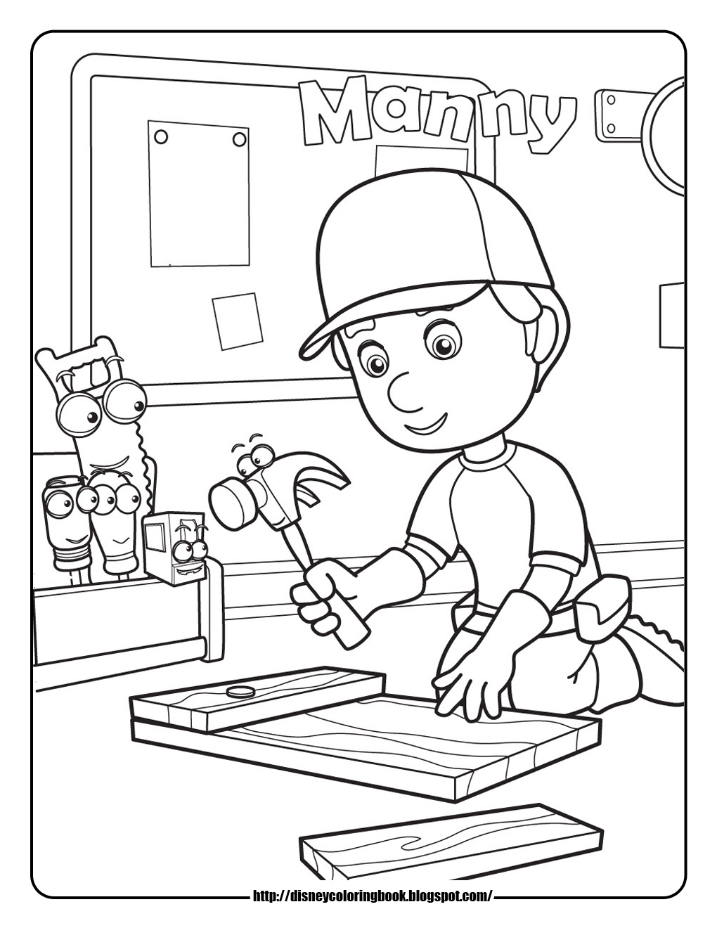 manny coloring pages - photo #15