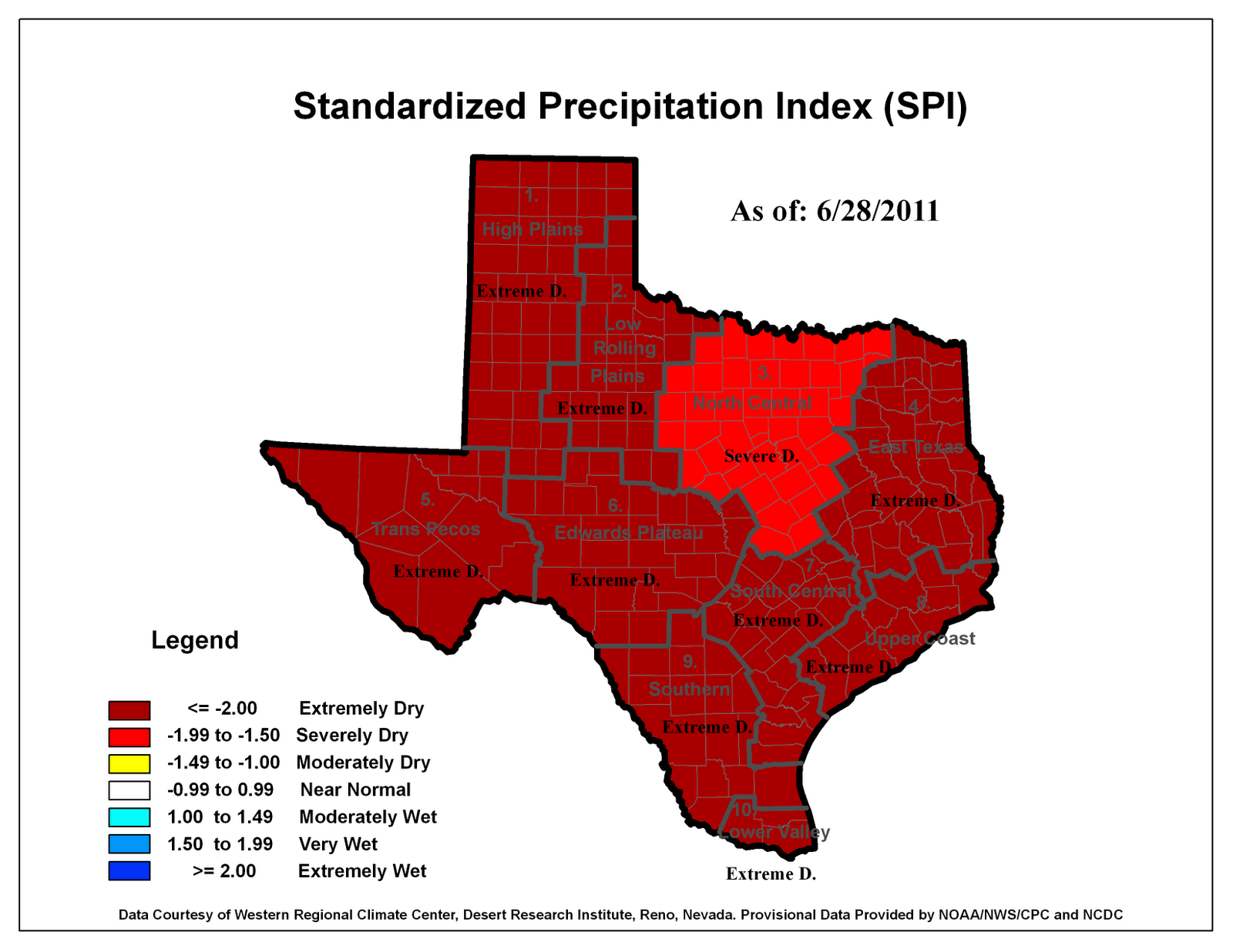 DROUGHT MONITOR Texas Water Development Board Drought Maps