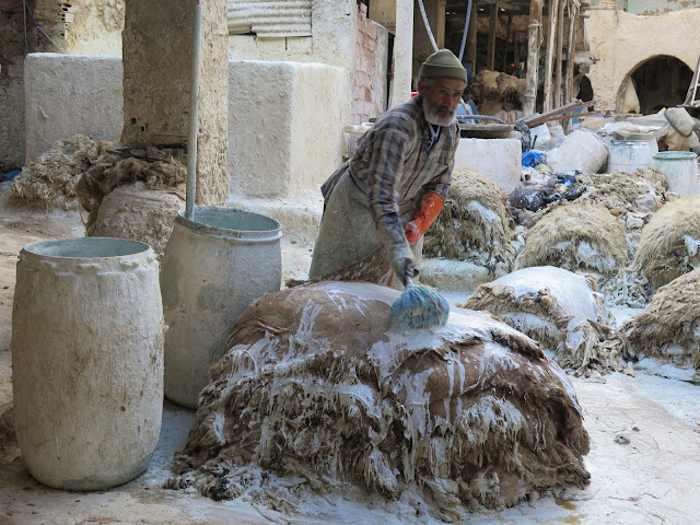 Encalado de la piel para que se desprenda el pelo