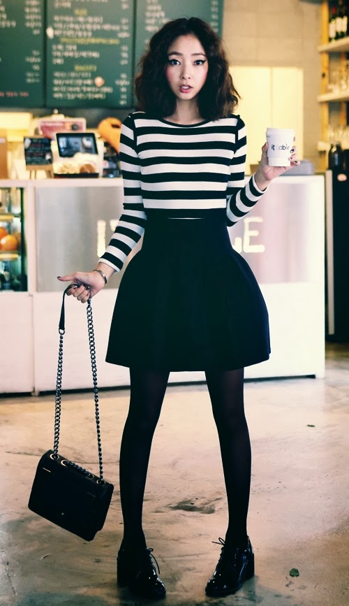 [Aura-J] Black Puffed Skirt | KSTYLICK - Latest Korean Fashion | K-Pop ...