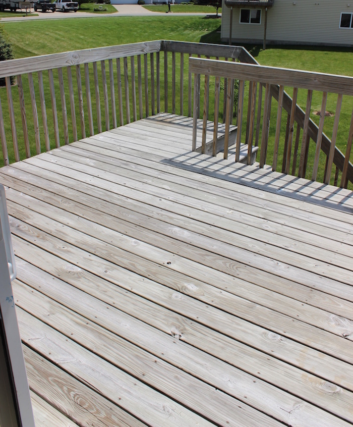 It's A Grandville Life How to Stain Deck with Behr Weather Proofing Stain
