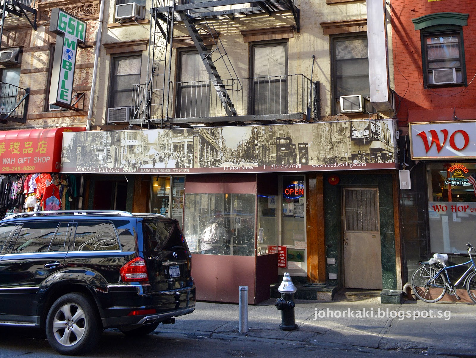 Noodle Village in NYC Chinatown New York City 粥麵軒 Tony Johor Kaki