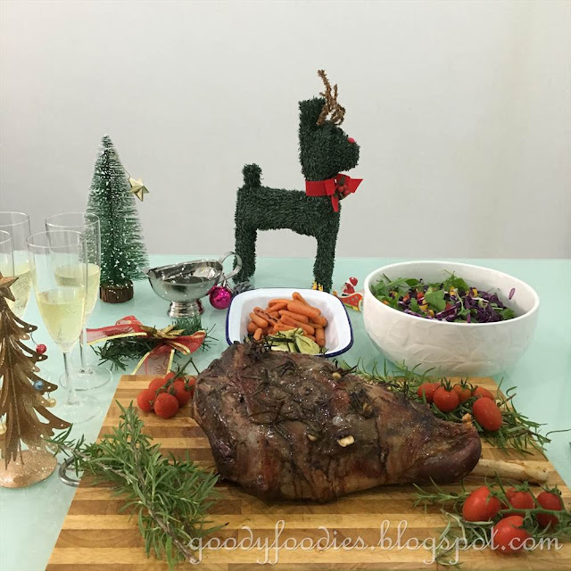 GoodyFoodies Recipe Slowroasted leg of lamb with anchovies, garlic