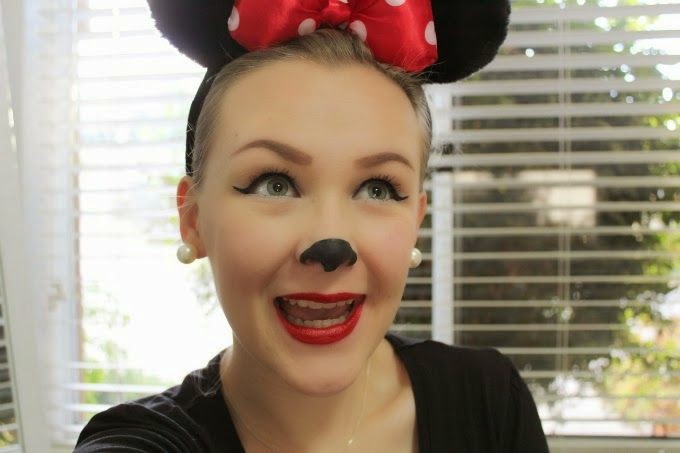 Minnie Mouse Makeup | Happy Halloween | Cate Renée
