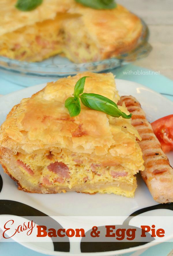 Easy Bacon and Egg Pie 