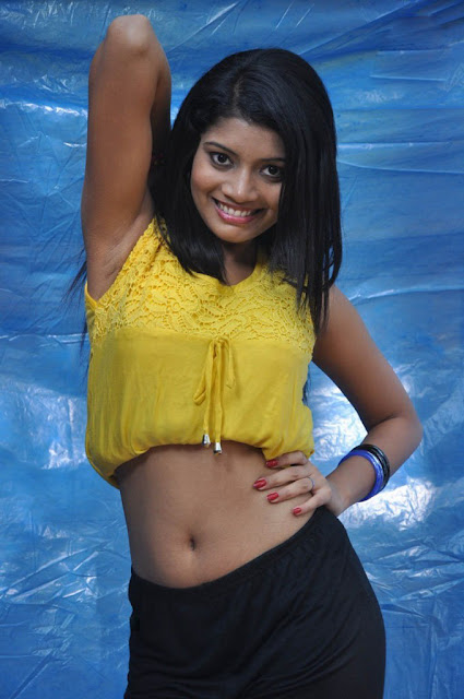 Preksha Sri hot navel show stills