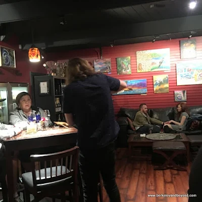 interior of STAX Wine Bar & Bistro in Morro Bay, California