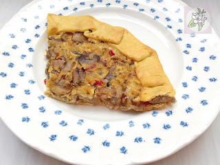 Quiche Vegano de Tofu, ChampiÃ±ones y Avena.