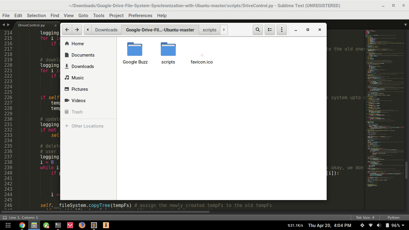 ubuntu google drive download