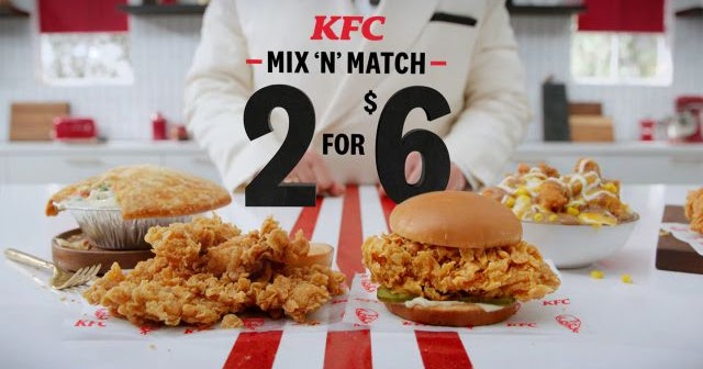 KFC Offers Two for $6 Mix-and-Match Special | Brand Eating