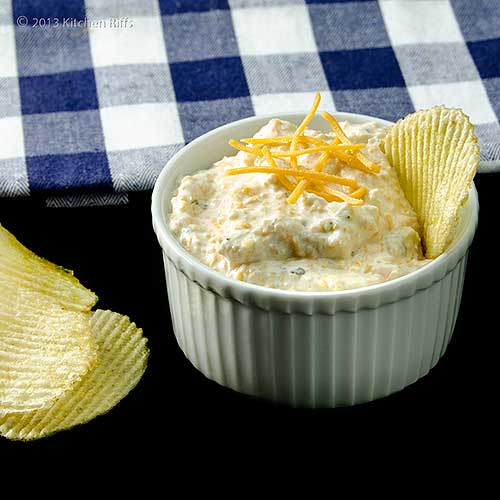 Kitchen Riffs Artichoke Dip with Cheddar Cheese