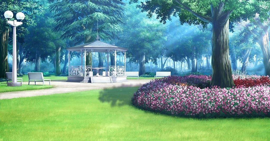 Anime Landscape: Park (Anime Background)