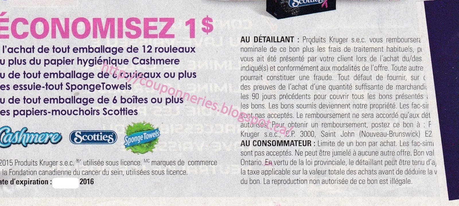 Coupons et Circulaires 3,99 CASHMERE rlx dbls (16)