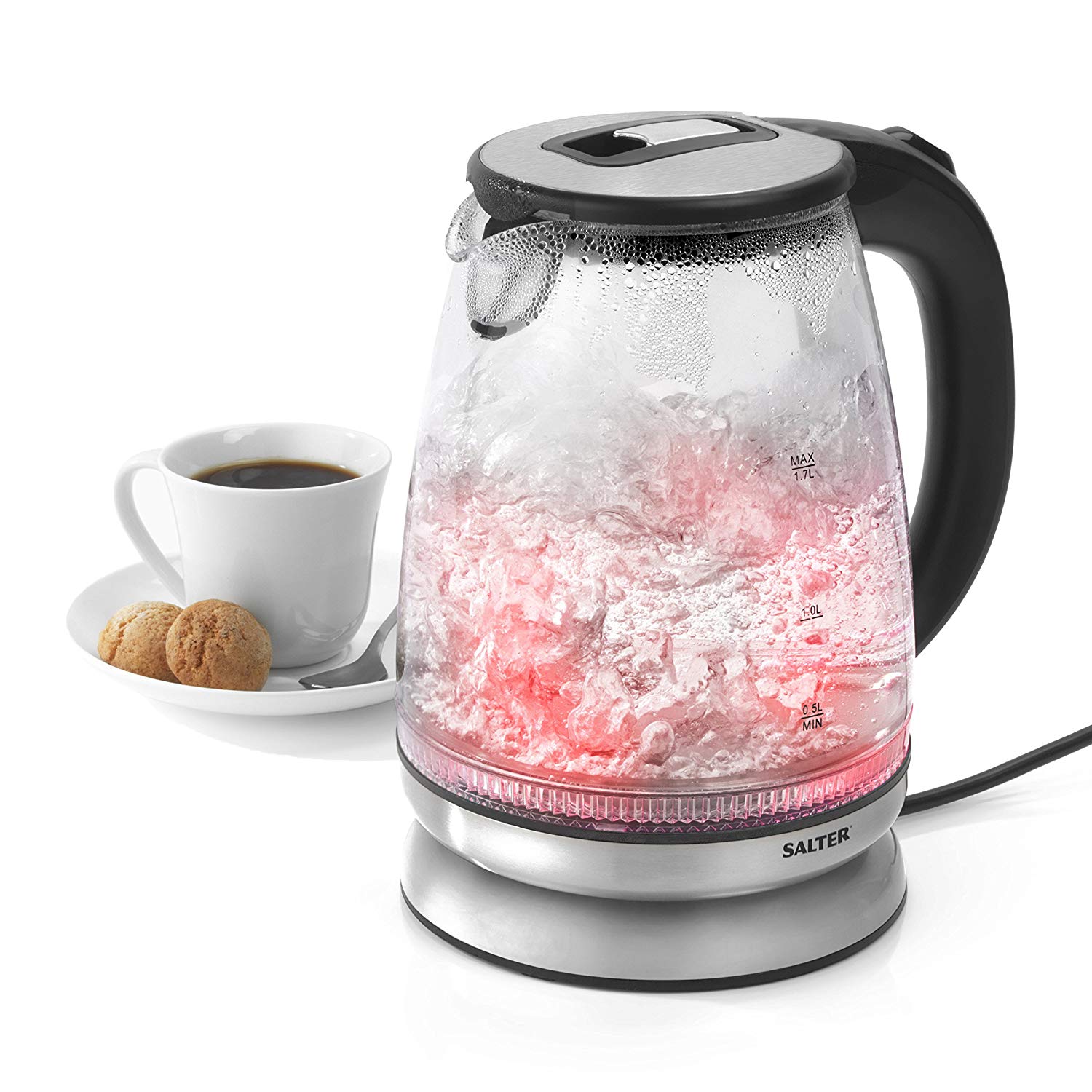 REVIEW Salter Colour Changing Glass Kettle The Test Pit