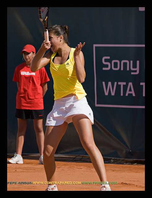 26 Sorana Cirstea S Upskirt Moment Photos On Tennis Court