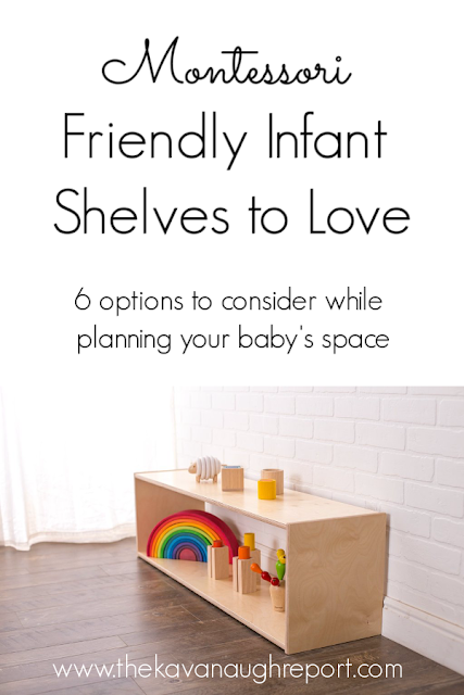 Montessori friendly infant shelves to love, 6 options to consider while planning your baby's space