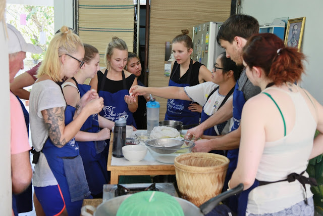 Thai Secret Cooking Class Photos. March 9-2017. Pa Phai, San Sai District, Chiang Mai, Thailand.