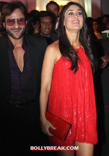 Kareena Kapoor with Saif Ali Khan - (10) - Kareena Kapoor in RED Dresses