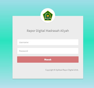 Http Sikurma Kemenag Go Id Ard Website Aplikasi Rapor Digital Madrasah Harian Madrasah