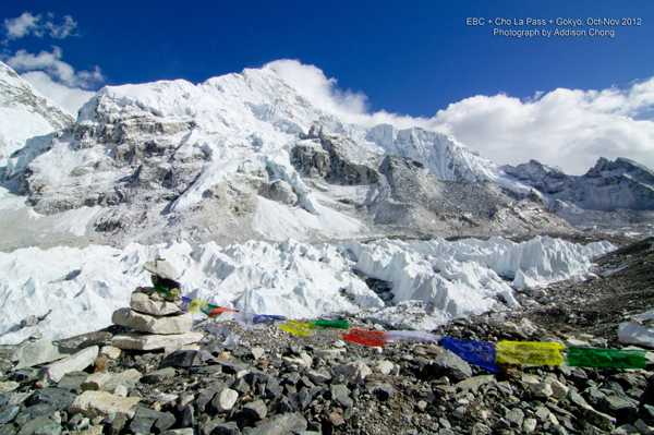 Everest Base Camp, EBC, Khumbu Icefall