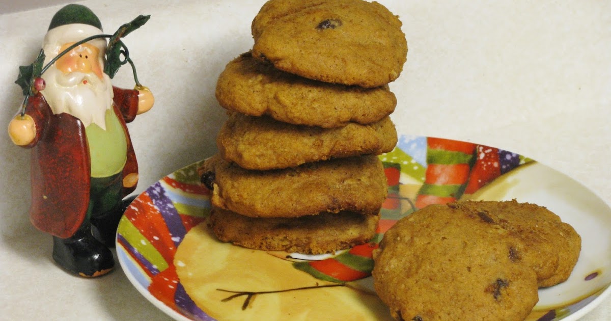 Super Easy Applesauce Raisin Cookies!