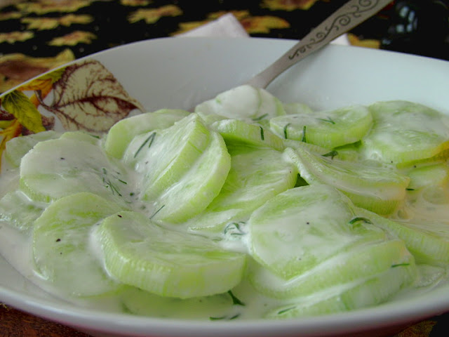 Немецкий огуречный салат (Gurkensalat)