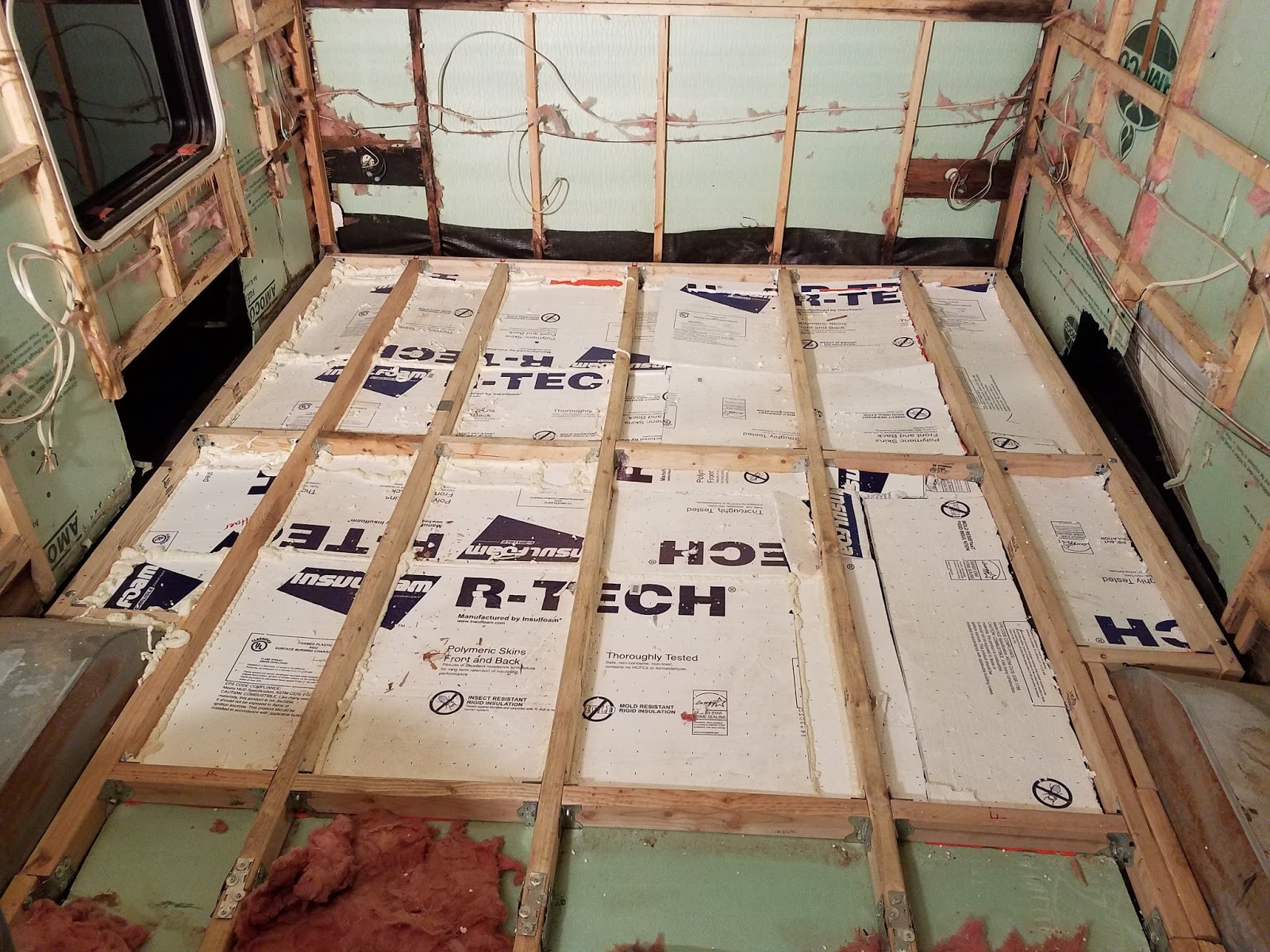 Modular Life Building Jayco Junker Remodel Floors!!.... almost