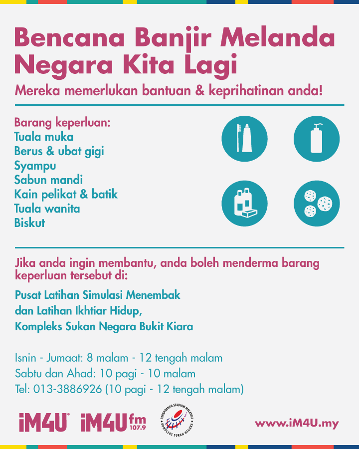Cara Derma Barang Dan Bantuan Untuk Mangsa Banjir  Panas