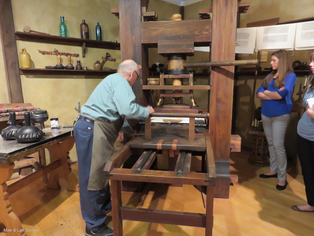 Mae's Food Blog The Crandall Historical Printing Museum