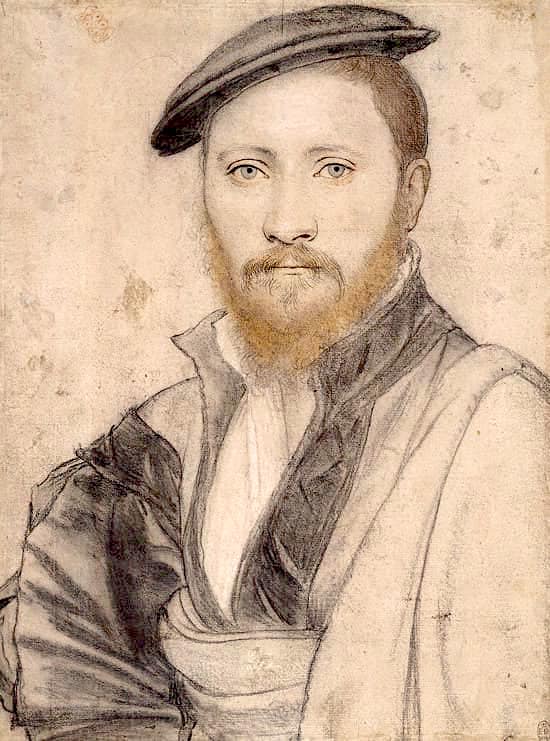 Men portraits : Hans Holbein The Younger (1497 -1543) - An Unidentified Man