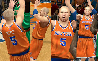 NBA 2K13 New York Knicks Orange Jersey Mod