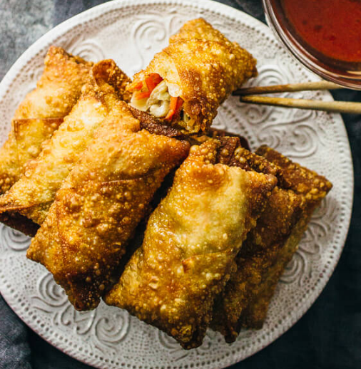 Crazy good vegetable egg rolls