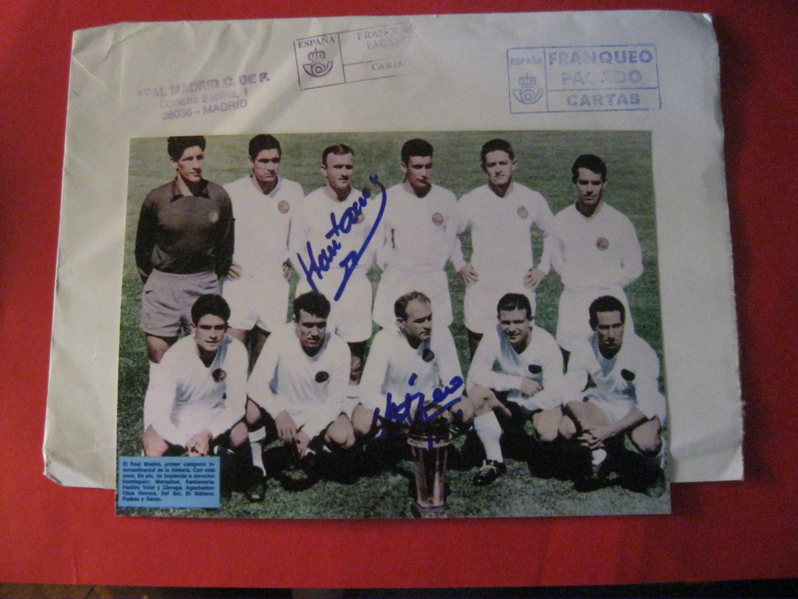 Autograph VIP Succes 2011 Alfredo Di Stéfano, "Saeta rubia