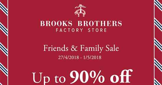 brooks brothers friends and family 2018