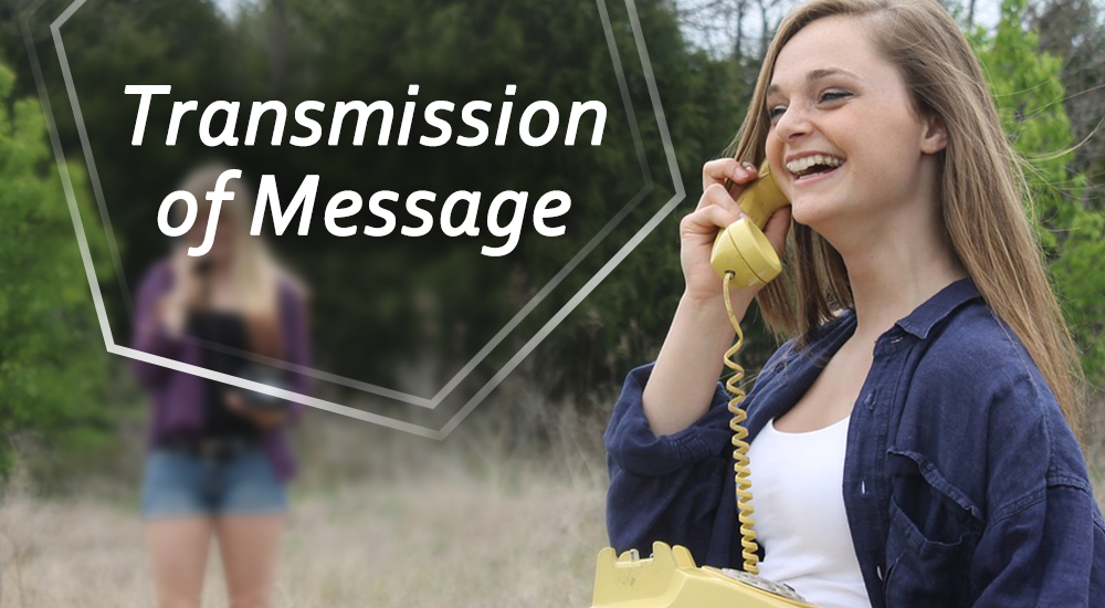 Transmission of message