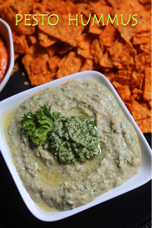 Pesto Hummus Recipe Yummy Tummy