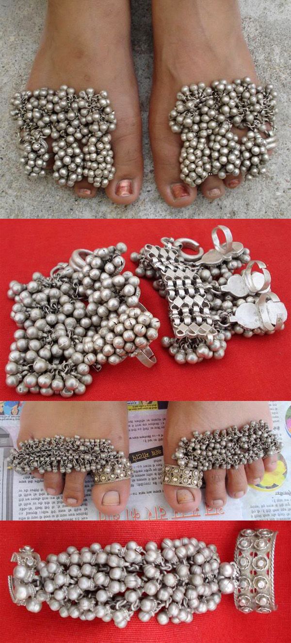 retro silver toe