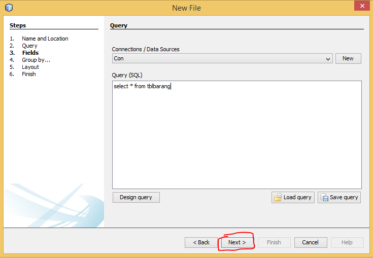 Query name. Query name