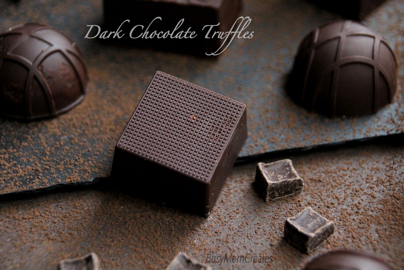 Dark Chocolate Truffles (Vegan/ Ketogenic)