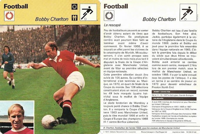 LA FICHE DETAILLEE. Bobby Charlton.