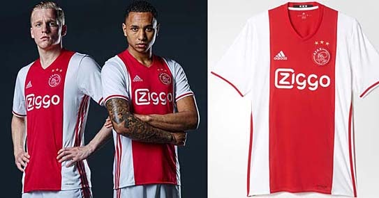ajax jersey 2016