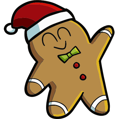 Gingerbread Man Sticker