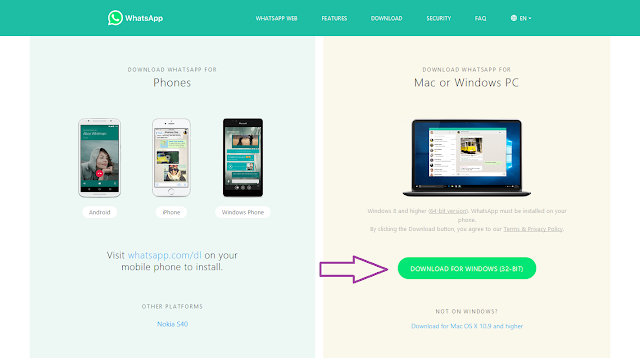 Download WhatsApp Desktop Windows 7/8.1/10 & MacOS