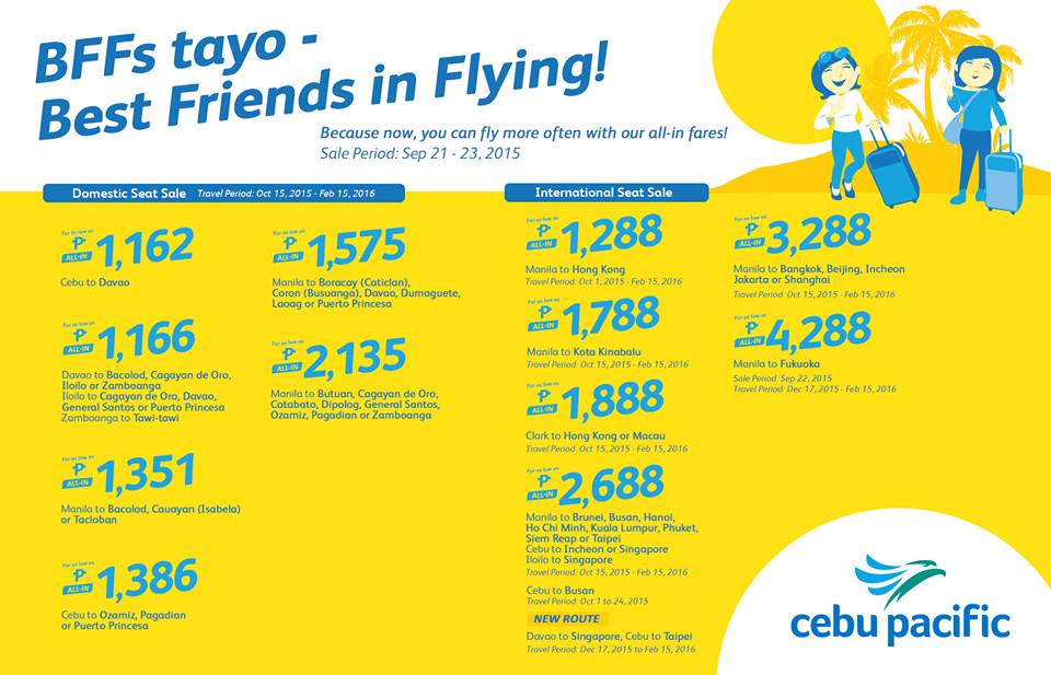 Cebu Pacific Promo Fares 2019 to 2020: 2016 Cebu Pacific ...