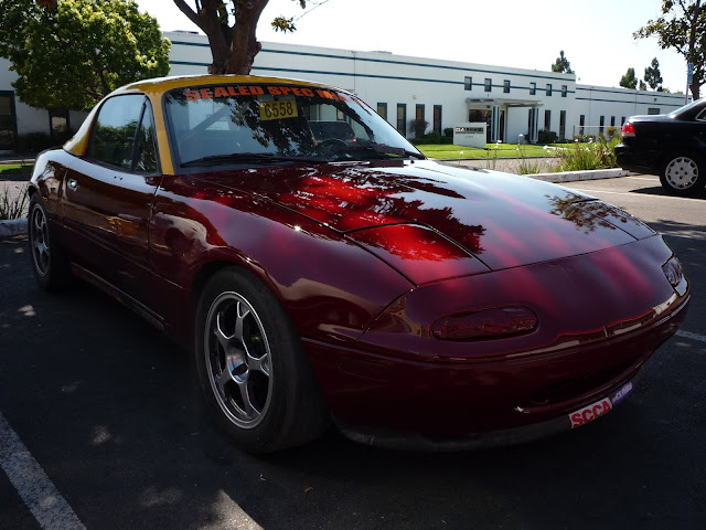 Mazda Miata ready to race after from Almost Everything Auto Body
