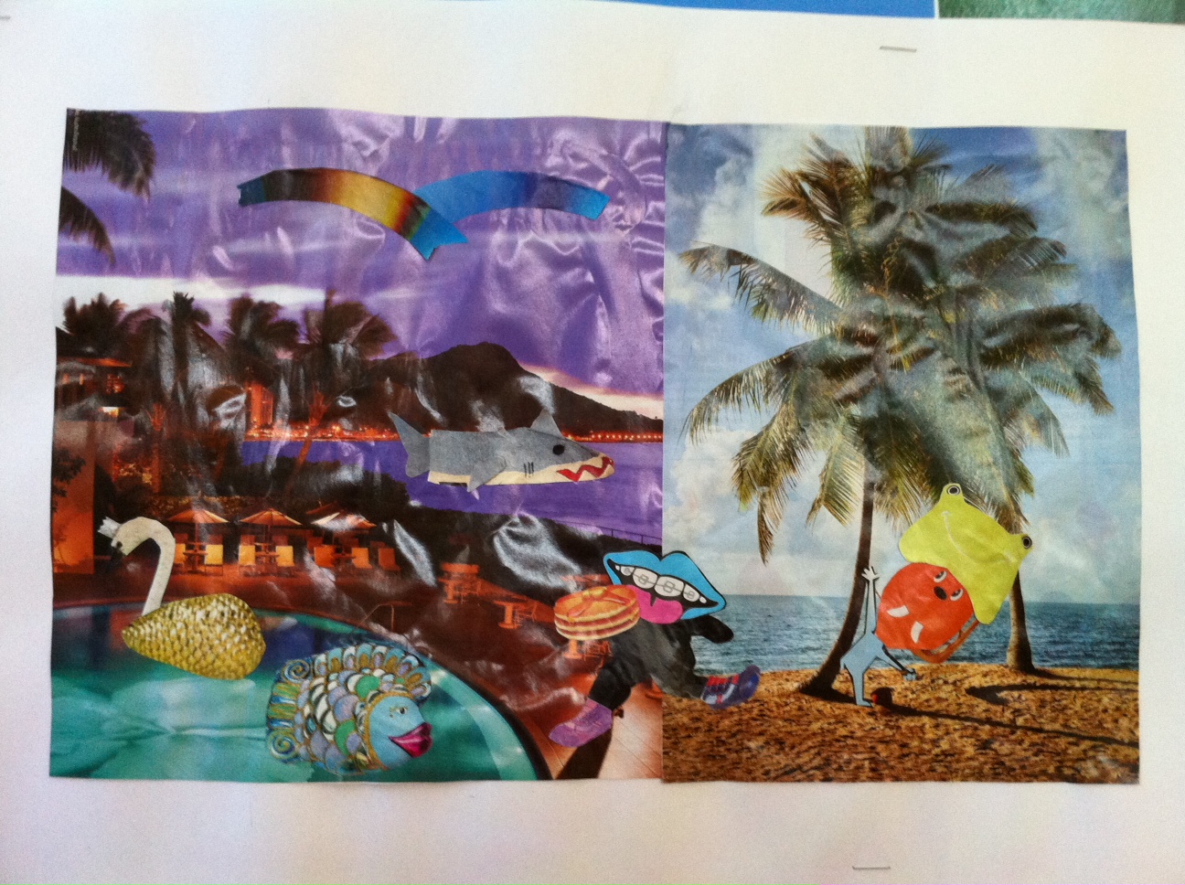 Apex Elementary Art: Abstractually Surreal Collage Art